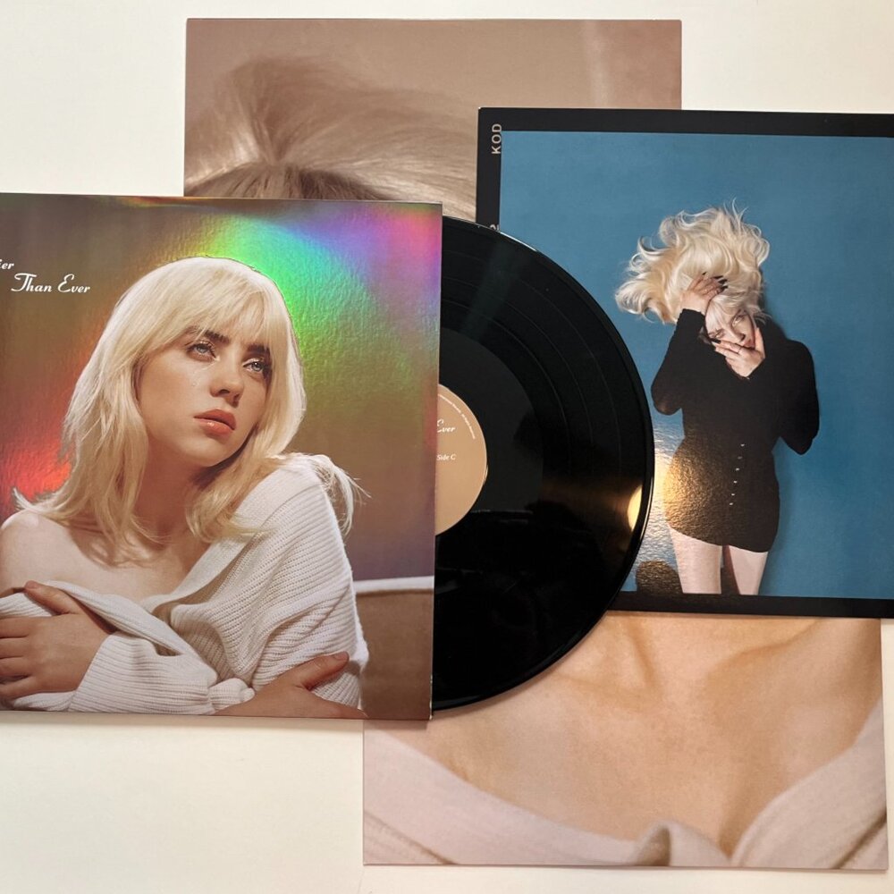 Billie Eilish Happier than Ever (LIMITED EDITION HOLOGRAPHIC) + bonus poster